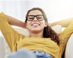 Smiling person