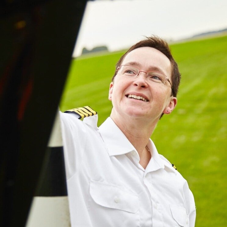 Sabine Bühlmann Pilotin,  Wadersloh Deutschland, Bild Copyright: Rasmus Schübel